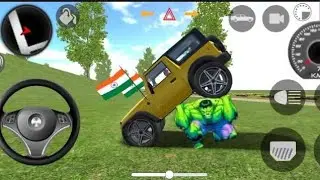 modified mahindra thar in black colour//Indian car simulator 3d//ultimate ope@Indiansimulator3d-g4p