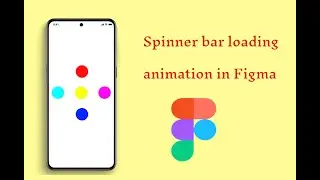 Spinner bar loading animation in Figma