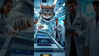 Space journey of a Cat #shorts #ytshorts #trendingshorts
