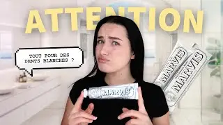 Je teste le DENTIFRICE MARVIS pendant 1 SEMAINE pour BLANCHIR mes DENTS (Danger, Avis, Avant/Après)
