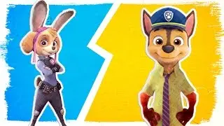 PAW Patrol Disney Zootopia Fun Coloring Pages For Kids