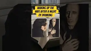 What she meant was: &ldquo;Do not wake me up at all.&rdquo; 🧛&zwj;♀️😅#marriagehumor