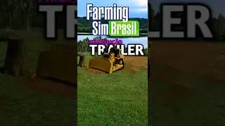SAIU TRAILER! ATUALIZA&Ccedil;&Atilde;O do Farming Sim Brasil - Testando Trator de Esteira