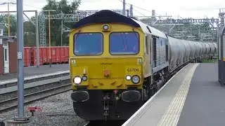 GBRF 66709 'Sorrento' passes through Walsall - 13/05/20