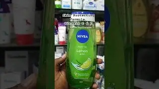 Nivea Shower Gel | Lemon & Oil | Smooth & Refreshed | #shorts