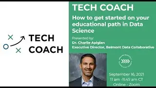 Data Science and You:  Dr. Charlie Apigian, Executive Director-Belmont Data Collaborative