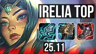 IRELIA vs URGOT (TOP) | 6 solo kills, 40k DMG | KR Master | 25.11