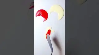 White and light red colour mixing video #shorts #asmr #painting #colors #colourmixing