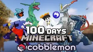 เอาชีวิตรอด 100 วันใน Cobblemon แต่ใช้ได้แค่ธาตุมังกร!? Minecraft Cobblemon 100 Days