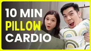 10 MINUTE PILLOW CARDIO WORKOUT | Beginner, Family Friendly | Edmond Foo (feat. Lilbellyboo)
