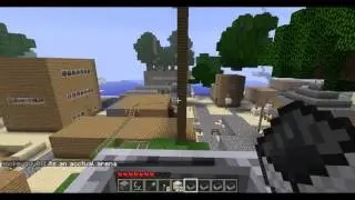 Huge roller coaster on minefaction.com minecraft server