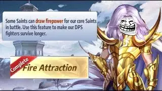 Elite Train Hall - Fire Attraction - Saint Seiya Awakening