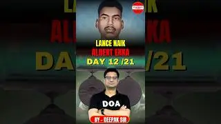 India's Param Vir Chakra Awardee - Lance Naik Albert Ekka BY Deepak Sir #doa #paramvirchakra