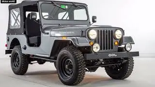 New 2025  Mahindra CJ 3B Is Back with a Bang! Full Redesign Revealedin India!!