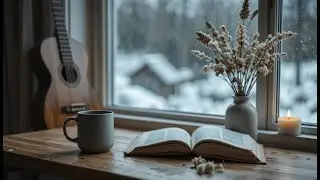 Cozy Cabin Morning Guitar Instrumental | Relaxing Winter Guitar Music for Peaceful Day, Rest & Calm
