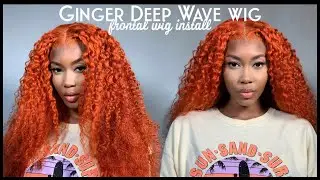 Ginger Deep Wave Wig | Frontal Install | Checked By Chidi