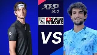 Fritz Vs Vacherot | ATP Swiss Indoors Basel 2025 LIVE | Live Score & Match Updates