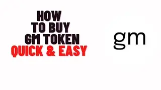 how to buy gm token on trustwallet