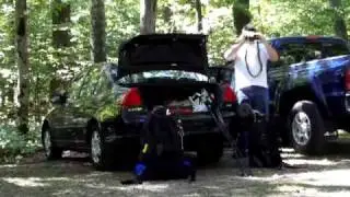 backpacking, hiking and camping at St. Mary's Wilderness part 1