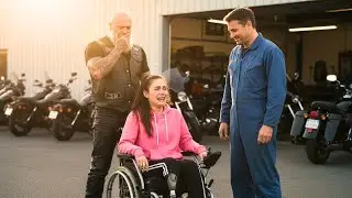 Poor Mechanic Gives Bikers&rsquo; Disabled Daughter a Miracle Next Day95 Hells Angels Transformed His Life