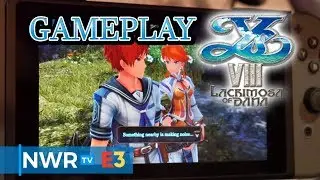 Ys VIII Running on Switch in Portable Mode - E3 2018