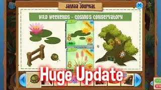 HUGE UNBELIEVABLE UPDATE ON ANIMAL JAM CLASSIC | Nature Items Cosmo Observatory Wild Weekend
