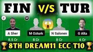 FIN VS TUR / FIN VS TUR Dream11 / FIN VS TUR Dream11 Prediction / FIN VS TUR Dream11 Today Match