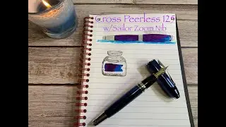 Перьевая ручка Cross Peerless 125 с пером Sailor Zoom.