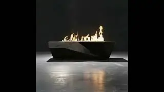 🔥  Prism Blaze Fire Table &ndash; Sculptural Fire Design by Modofire 🔥  #modernoutdoorfire