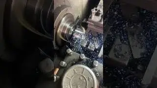 The process of machining a metal project using a manual lathe