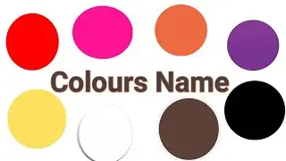 Colours Name || Colours Name Marathi & English || #colours