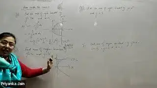 Class12 Applied Mathematics Revision of Area under the curve (Part 1)