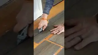 Installing LVP Backwards through the doorway