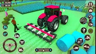 Modern Tractor farming Driving Simulator 3D New Tractor Game #games #gaming 