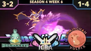 Devastating the Competition│ICBA S4W6│Oregon Duckletts (3-2) vs Birmingham Vulpix (1-4)