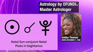 Gabby Thomas Sun in Sagittarius Moon in Scorpio #gabbythomas #2024olympics #astrologybyofundi
