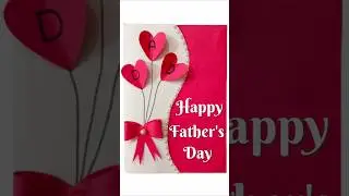 Beautiful father's day card making 🥰 How to make father's day greeting card #short #fathersdaycard