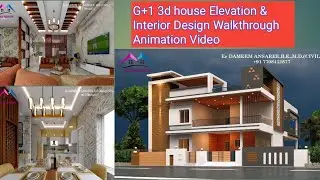 G+1 3d House Elevation Design walkthrough animation video construction in Chennai LKS DESIGNS