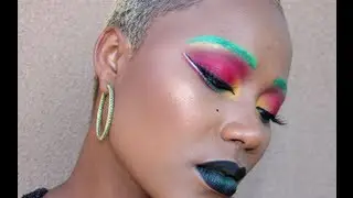 RED, GREEN and GOLD MAKEUP COLLAB with Welcome2DivasWorld-TheFancyFaced & JamaicanMakeupArtist