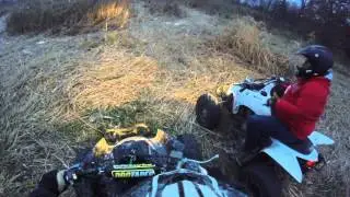 First GoPro Hero Video Honda 400ex and Raptor 250