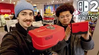 Switch 2 Virtual Boy LAUNCH EXPERIENCE + Unboxing at Nintendo store!