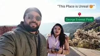 Dehradun to Mussoorie Road Trip ❄️ | George Everest Peak | Mall Road Night | Winter Carnival 🎡