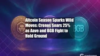 Altcoin Season Sparks Wild Moves: Cronos Soars 25% as Aave and BGB