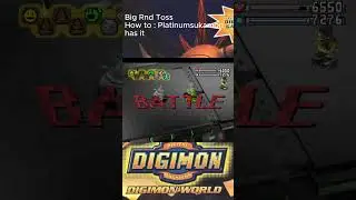 Digimon World - Big Rnd Toss #retrogaming #digimon #digimonworld #digimonworld1 #psx