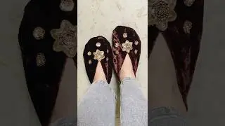 Simple नहीं❌ये Royal😱winter🥶Socks #shortsfeed #wintersocks #winterslippers #diy #velvetsocks