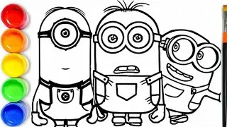 How To Draw Minions Step By Step - Despicable Me