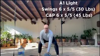 A1 Light Swings (Light) and C&P (Heavy) 6 x 5/5