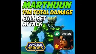 Marthuun Carry, 11M total damage [Dungeon Heroes]