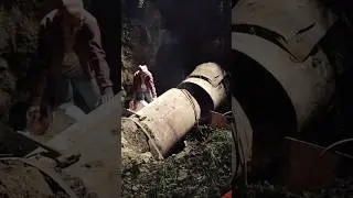 Large Water Pipeline Installed in Farmland | Irrigation Project #shorts #viral #trending