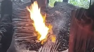 BLACKSMITHMAN is live. Blacksmith video of nails. please subscribe me.